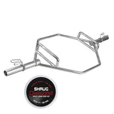 BILANCIERE OLIMPICO ESAGONALE – SHRUG BAR – 200 Kg - CARICO MAX 200 KG - MOLLE INCLUSE - 20,5 KG - COD. BOEDN