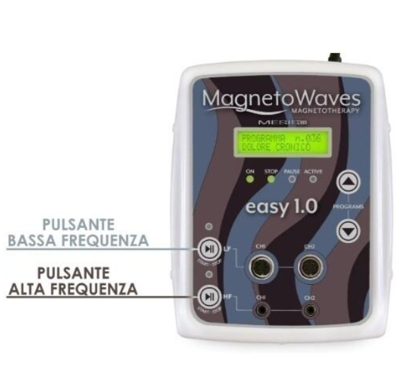 Mesis Magnetoterapia MagnetoWaves EASY 1.0 THERAPY - 168 Programmi - 8 canali - cod.MW1.0-THE terapia estetica - sport