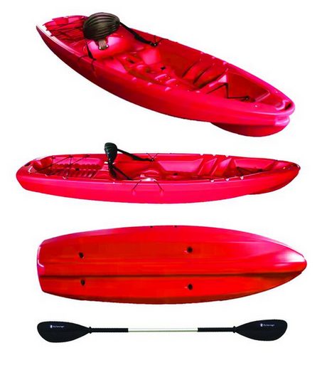 GIL 2.0 BIG MAMA KAYAK - canoa monoposto da 254 cm + seggiolino + pagaia