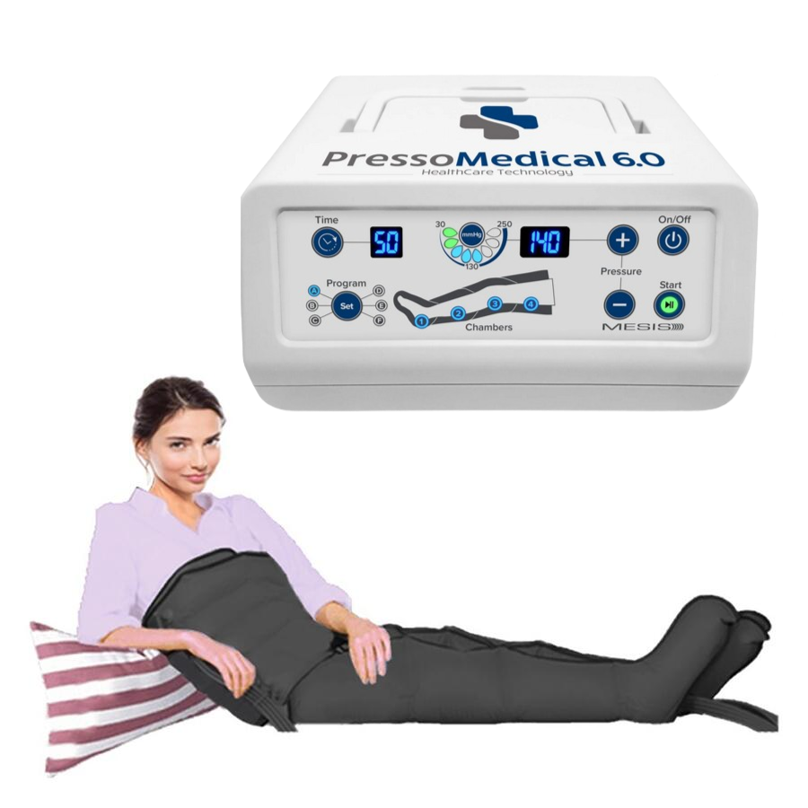 Promo Perfect Waves Mesis BASIC Pressotherapy for Professional Aesthetic Use 6 programs - remote control + 2 Sovrex 4-chamber leggings) COD.PSG-PW-2G MESIS 