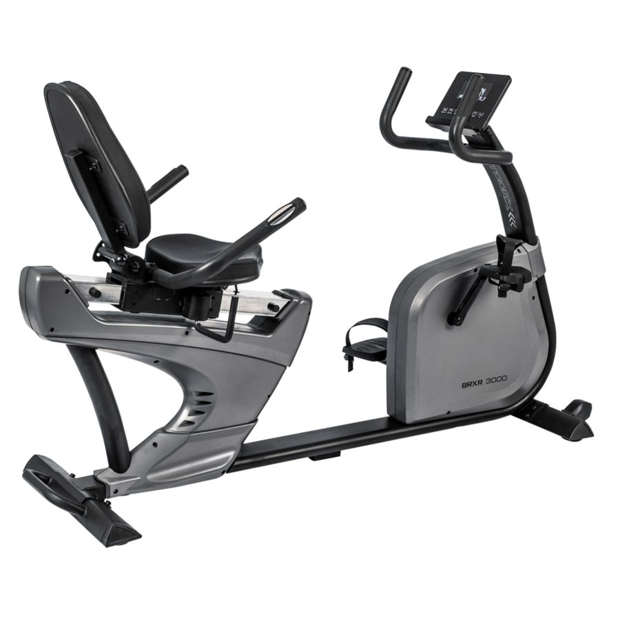 Brx-r3000 Hrc Cyclette Recumbent Ergometro Linea Chrono Professionale Con Ricevitore Wireless Toorx + App Ready - Volano 16 Kg - Peso Max Utente 160 Kg Normativa En20957 S Gym Bike Bici da Camera