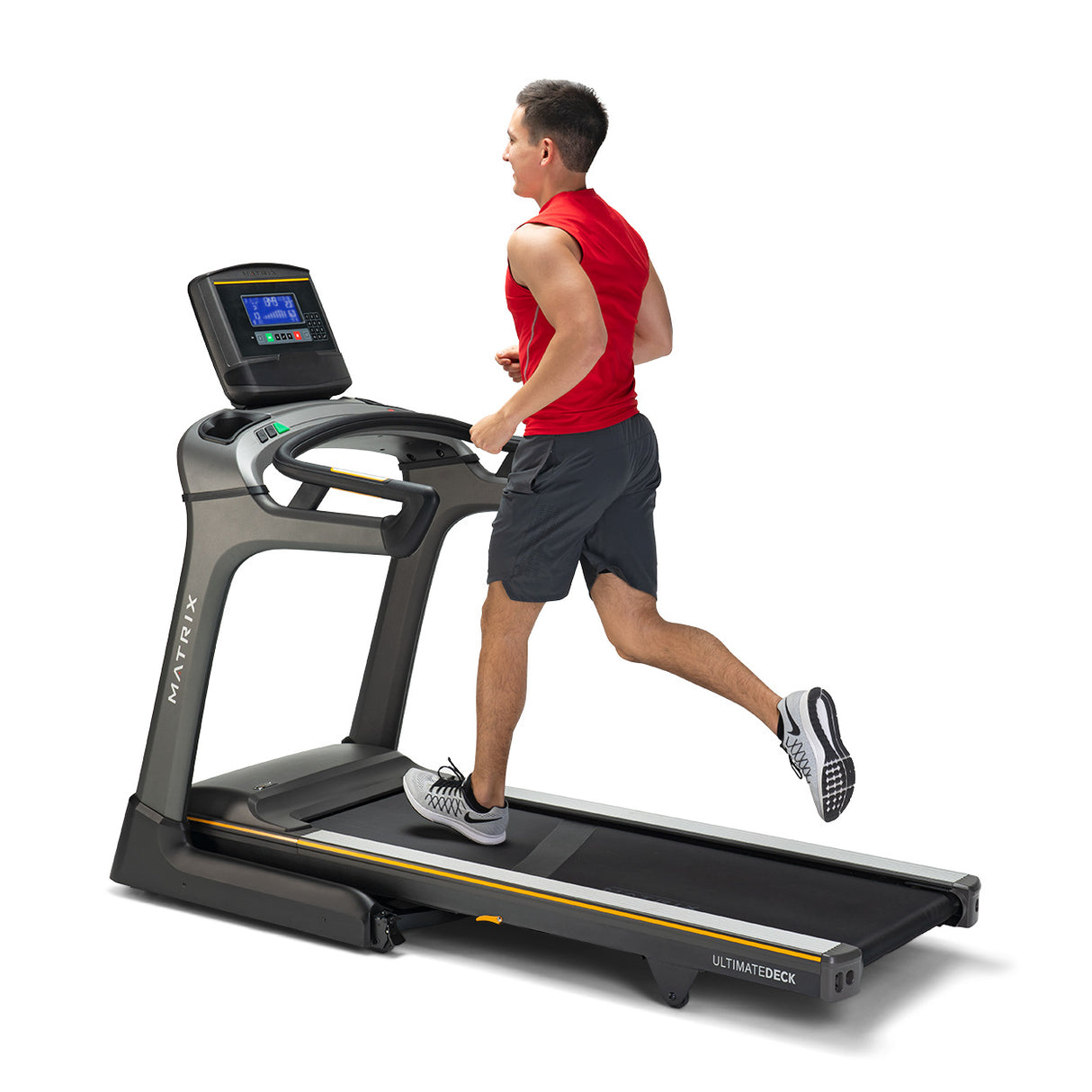 TF50 CON CONSOLE XR FOLDING TREADMILL - TAPIS ROULANT LINEA MATRIX - SALVASPAZIO - PIEGHEVOLE