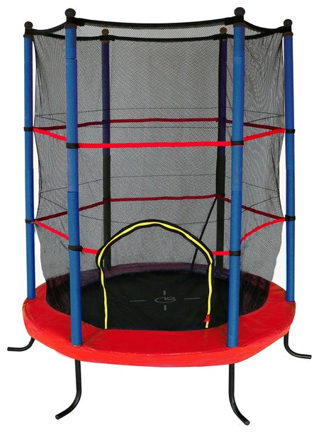 Trampolino elastico Garlando 140 Cm Combi XS Inclusa Rete Di Protezione -Per Esterno - TIMESPORT24