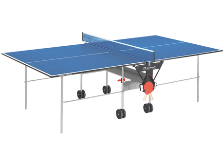 Tavolo Ping Pong Training Indoor Blu COD.C-113I Garlando con 4 Racchette e 18 Palline In Omaggio - TIMESPORT24