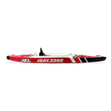 V-shape Mono Kayak - JBAY.ZONE Lunghezza 385cm + Seduta Semi-Rigida + Pagaia in Alluminio + Zaino Trasporto + Pompa + Kit Riparazioni + Valvola Scarico Rapido Linea Jbay.zone - TIMESPORT24