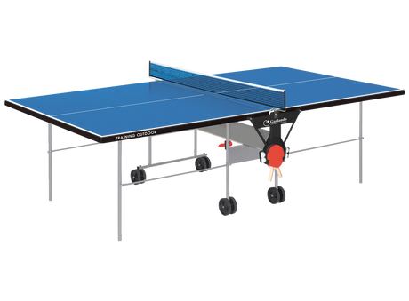 Tavolo Ping Pong Training Outdoor Blu COD.C-113E Garlando con 4 Racchette e 18 Palline In Omaggio - TIMESPORT24