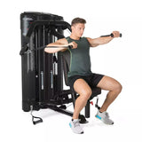 Stazione Multifunzione Doppio Allenamento Dual Station Chest/Shoulder Full Body cod. 3580 dim. 150 x 137 x 157 cm Pacco Pesi 2 x 72 kg Linea FINNLO Maximum Inspire - TIMESPORT24