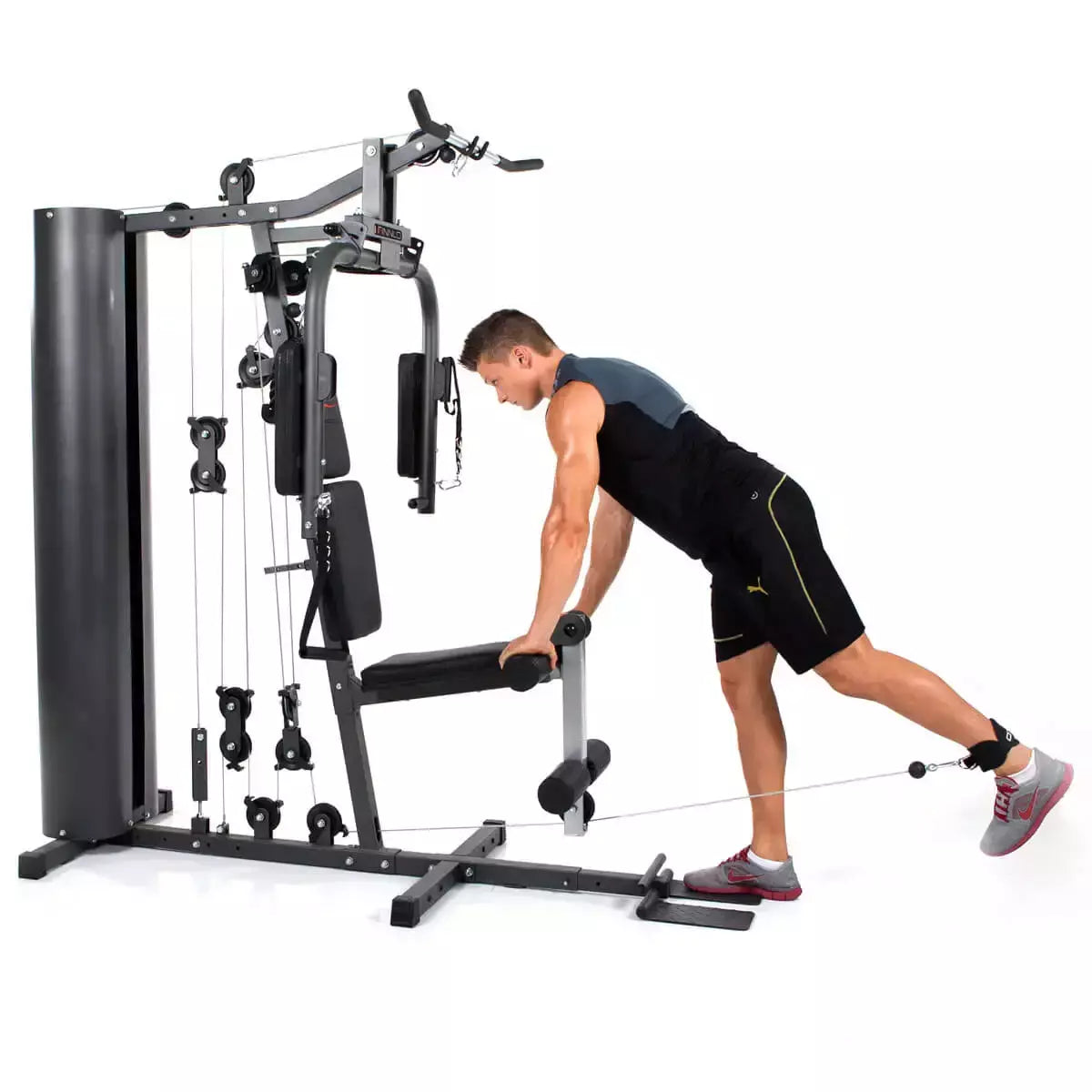 Stazione Multifunzione Autark 600 Palestra Multi-gym Pacco Pesi 80 kg Linea FINNLO by Hammer Multi Palestra cod. 3929 - TIMESPORT24