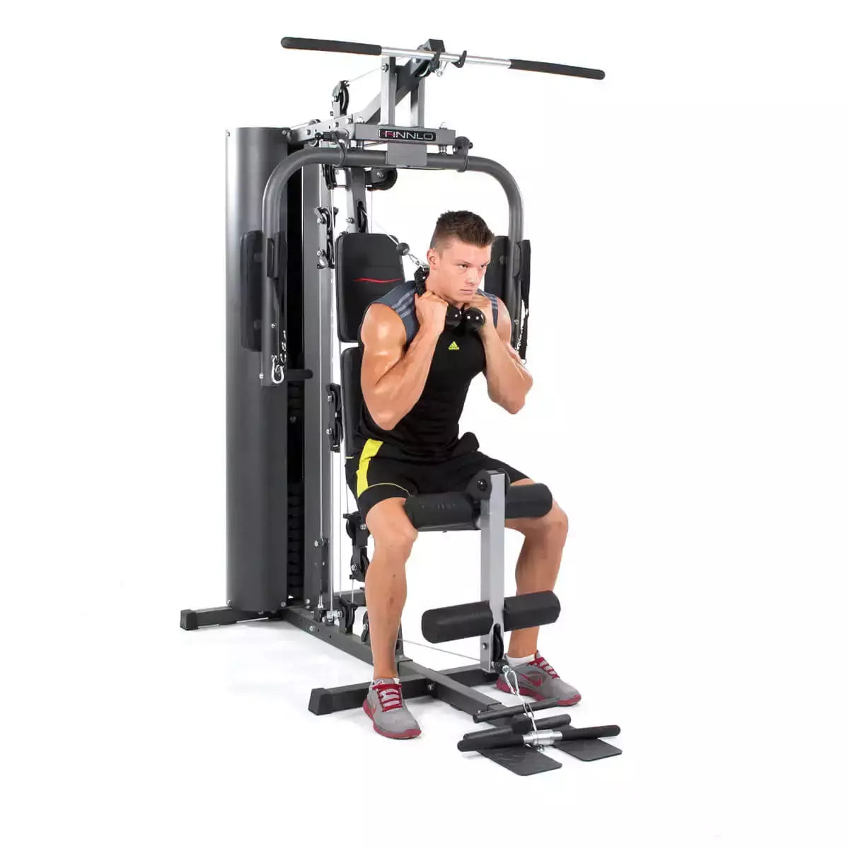 Stazione Multifunzione Autark 600 Palestra Multi-gym Pacco Pesi 80 kg Linea FINNLO by Hammer Multi Palestra cod. 3929 - TIMESPORT24