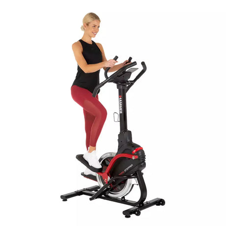 Stepper Cross Stepper Ellittica Volano 8 Kg Peso Max Utente 130 Kg Linea Hammer cod. 4131 - TIMESPORT24