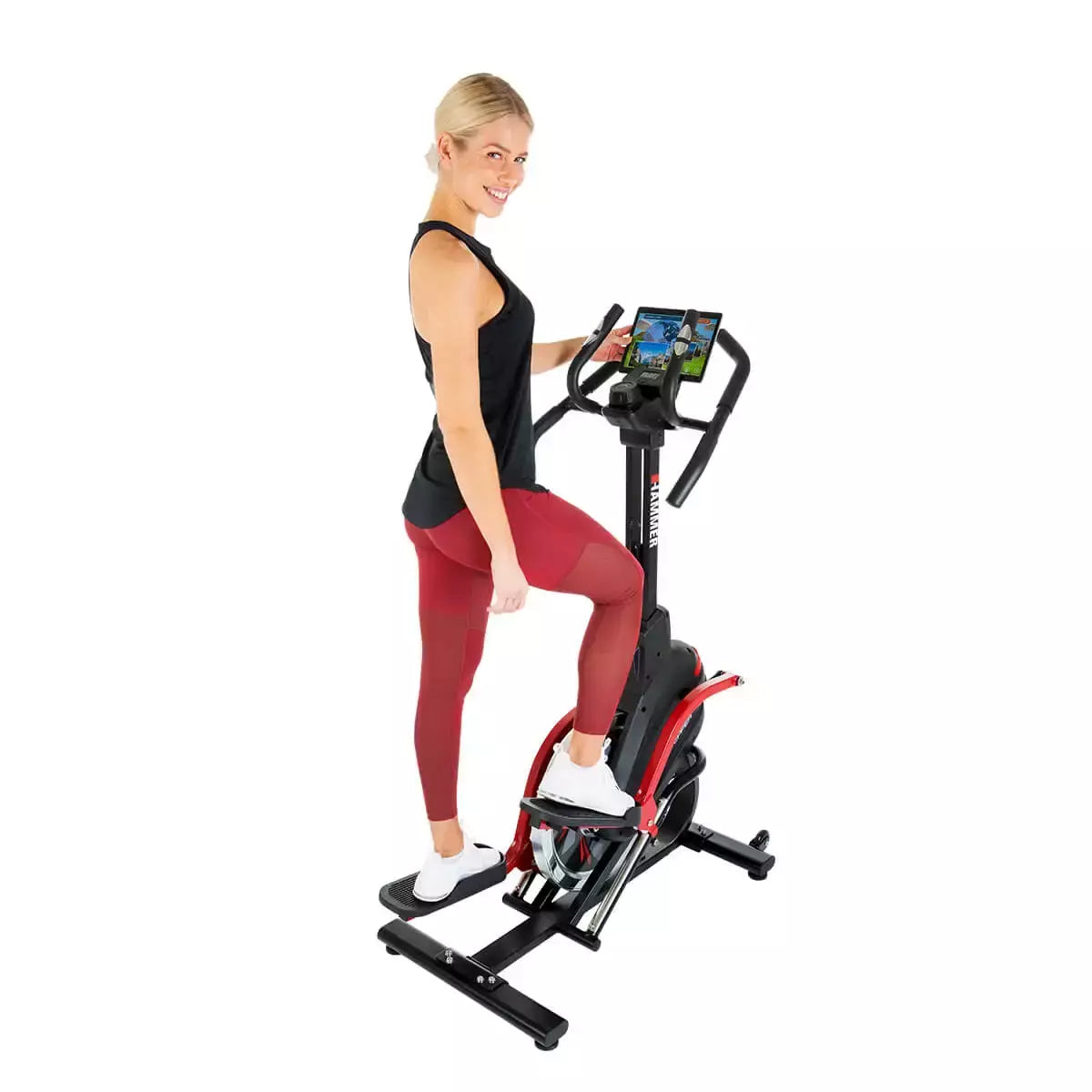 Stepper Cross Stepper Ellittica Volano 8 Kg Peso Max Utente 130 Kg Linea Hammer cod. 4131 - TIMESPORT24