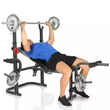 Panca Piana Inclinabile/Reclinabile Bermuda XT Palestra Multifunzione Peso Max Utente 150 Kg. Linea Hammer cod. 4507