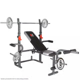 Panca Piana Inclinabile/Reclinabile Bermuda XT Palestra Multifunzione Peso Max Utente 150 Kg. Linea Hammer cod. 4507