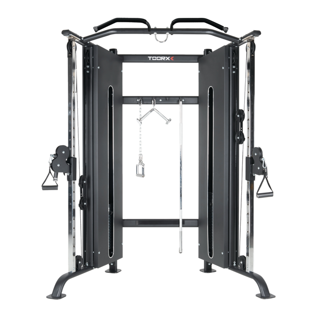 Stazione Dual Pulley Cable Cross CSX-3000 ( uso professionale) con Doppio Pacco Pesi Acciaio 80 kg cad. Linea Toorx Chrono Pro Line - TIMESPORT24