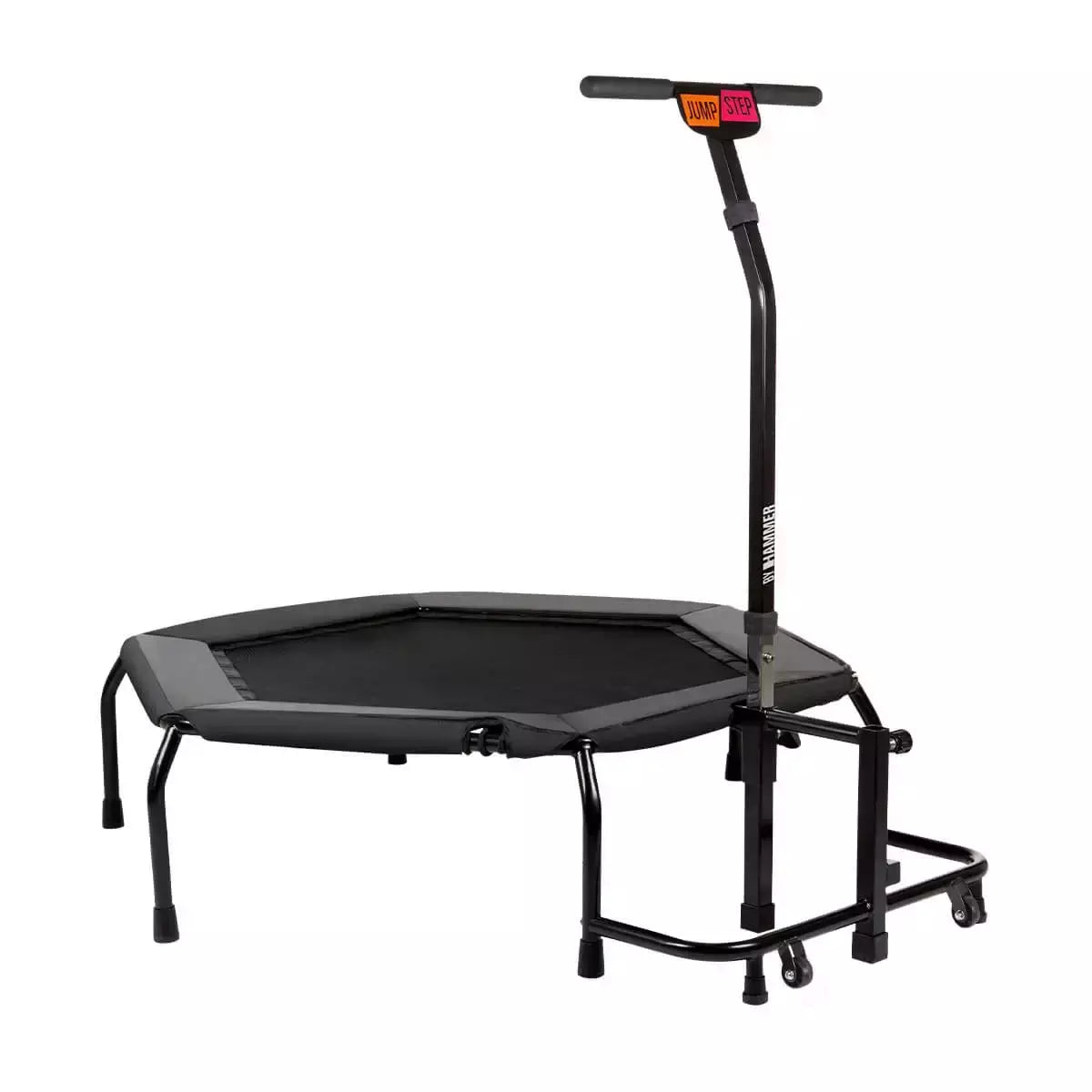 Trampolino Fitness con Pedana/Step Flessibile JumpStep Professional dim. 139 x 133 x 139 cm Richiudibile Salvaspazio Linea Hammer cod. 66429