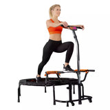 Trampolino Fitness con Pedana/Step Flessibile JumpStep Professional dim. 139 x 133 x 139 cm Richiudibile Salvaspazio Linea Hammer cod. 66429