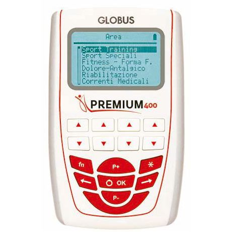 Premium 400 Elettrostimolatore 4 Canali Indipendenti - 258 Programmi Globus cod.G3551 - TIMESPORT24