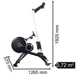 Vogatore RWX-700 Richiudibile Elettromagnetico Resistenza ad Aria con Ricevitore Wireless Linea Toorx Chrono Line Peso max utente; 150 kg Salvaspazio - TIMESPORT24