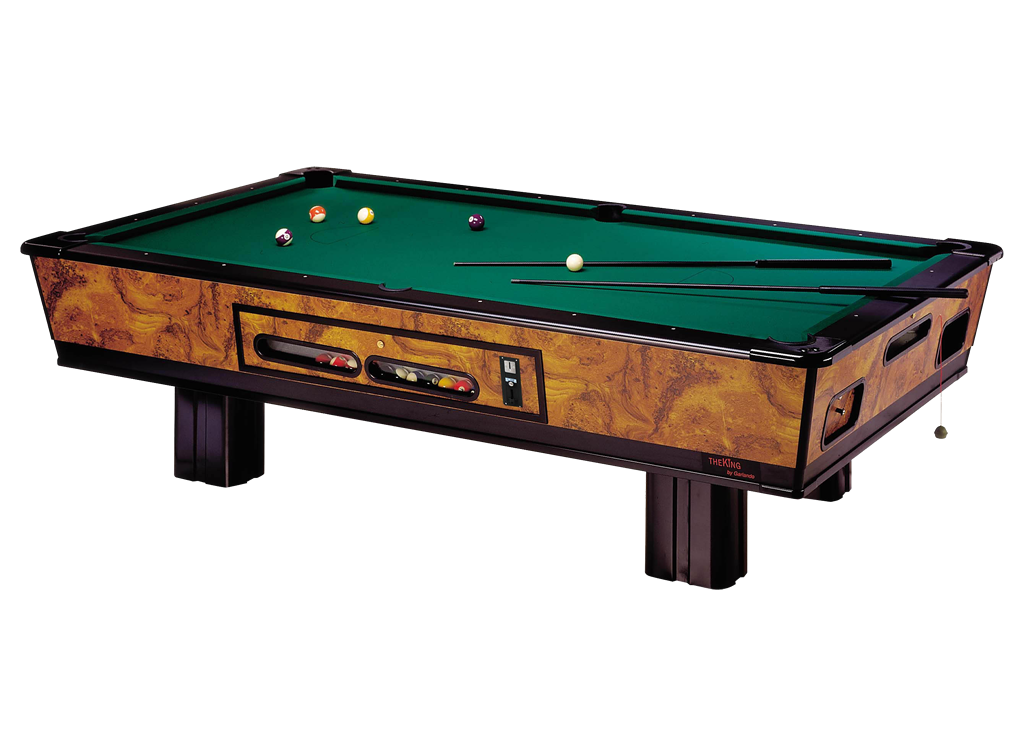 King 9 Without Lifter Game Top 254 x 127 cm Bar Billiards With Coin Acceptor Garlando Pool Table cod. KING9BLGM 