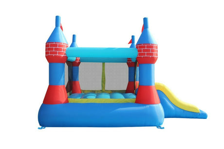 Gioco Gonfiabile Castello Con Doppio Scivolo Art.9512 - Mis.370 X 265 Cm Motore Incluso Offerta Giochi Gonfiabili In Vendita Su Timesport24 - TIMESPORT24