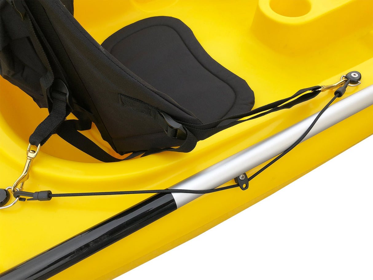 CANOA MONOPOSTO ACQUAPRIMA BIG MAMA KAYAK 310 CM + 2 GAVONE + 3 PORTACANNE + 1 PAGAIA + 1 SEGGIOLINO (FULL PACK) - GIALLO