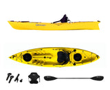 CANOA MONOPOSTO ACQUAPRIMA BIG MAMA KAYAK 310 CM + 2 GAVONE + 3 PORTACANNE + 1 PAGAIA + 1 SEGGIOLINO (FULL PACK) - GIALLO