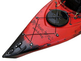 Kayak monoposto Privat 2.0 Limited edition Big Mama Kayak canoa 295 cm + 2 gavoni + 1 pagaia + 1 seggiolino (FULL PACK) - ROSSO