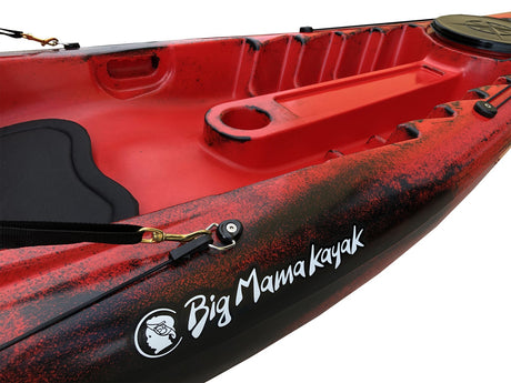 Single seat kayak Privat 2.0 Limited edition Big Mama Kayak canoe 295 cm + 2 lockers + 1 seat (PACK 2) - RED 