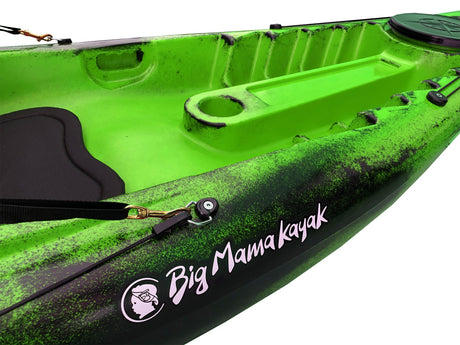 Single-seater kayak Privat 2.0 Fishing Limited edition Big Mama Kayak fishing canoe 295 cm + 3 rod holders + 2 lockers + 1 paddle + seat (FULL PACK) - GREEN 