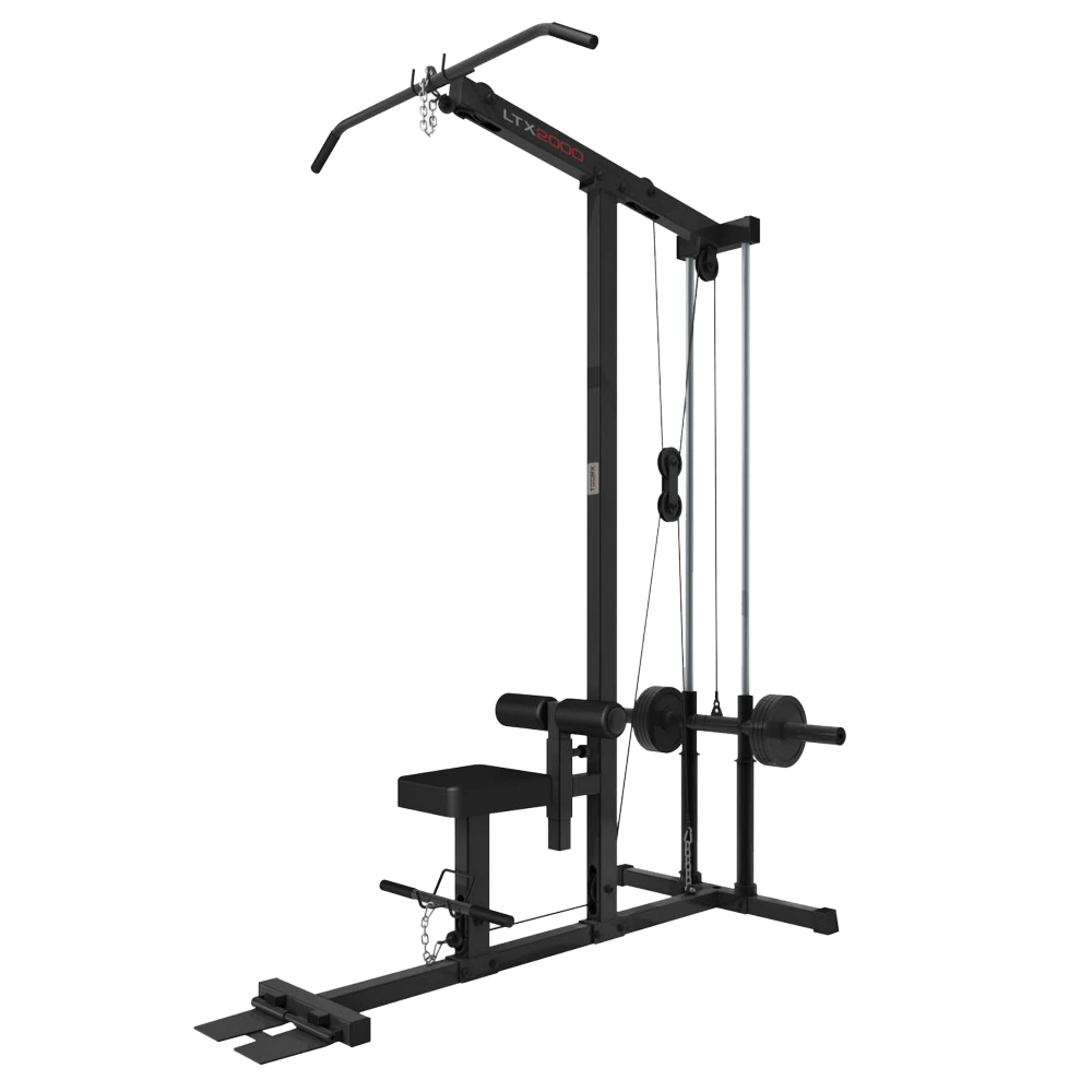 Lat Machine LTX-2000 con Pulley Basso a Caricamento Dischi Linea Toorx Chrono Pro Line - TIMESPORT24