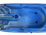 1 SINGLE PLACE CANOE ACQUAPRIMA LIMITED EDITION BIG MAMA KAYAK, SINGLE SEAT 310 CM + 2 LOCKER + 1 SEAT (PACK 2) - BLUE SNAKE 