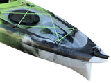 CANOE 1 SINGLE PLACE ACQUAPRIMA LIMITED EDITION BIG MAMA KAYAK, SINGLE SEAT 310 CM + 2 LOCKER + 1 FREE PADDLE (PACK 1) - SNAKE GREEN 