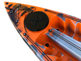 CANOA MONOPOSTO ACQUAPRIMA LIMITED EDITION BIG MAMA KAYAK 310 CM + 2 GAVONE + 1 PAGAIA in omaggio (PACK 1) - SNAKE ARANCIONE