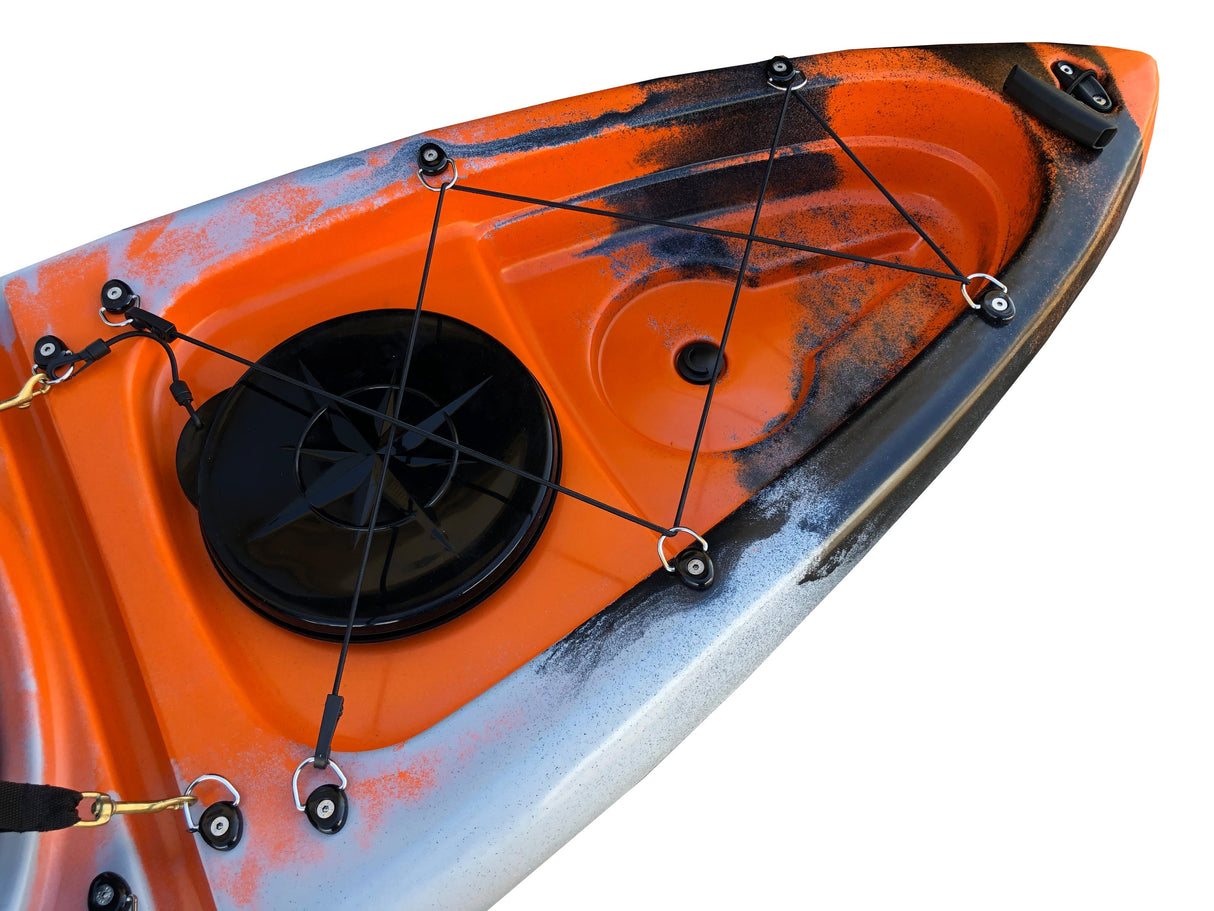 CANOA MONOPOSTO ACQUAPRIMA LIMITED EDITION BIG MAMA KAYAK 310 CM + 2 GAVONE + 1 PAGAIA in omaggio (PACK 1) - SNAKE ARANCIONE