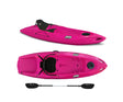 Kayak posto singolo Jolly 2.0 Big Mama Kayak canoa 260 cm + 1 gavone + 1 pagaia + seggiolino (FULL PACK) Made in Italy - ROSA - TIMESPORT24