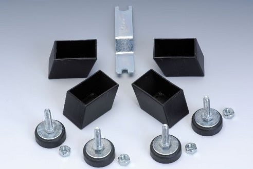 SERIES OF 4 ADJUSTABLE FEET FOR FOLDY, G 2000 AND G2000 WEATHERPROOF FOOTBALL TABLES cod. 2A38-215 