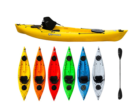 KAYAK MONOPOSTO PRIVAT 2.0 BIG MAMA KAYAK - CANOA DA 295 CM + 2 GAVONI + 1 PAGAIA in omaggio (PACK 1) - TIMESPORT24