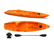 Canoa monoposto Skippy 2.0 Expedition Big Mama Kayal - Kayak 305 cm con 1 posto adulto + 1 bambino + pagaia + seggiolino (FULL PACK) - ARANCIONE - TIMESPORT24