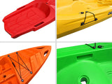 Canoa monoposto Skippy 2.0 Expedition Big Mama Kayal - Kayak 305 cm con 1 posto adulto + 1 bambino + pagaia + seggiolino (FULL PACK) - ROSSO - TIMESPORT24