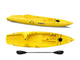 Kayak 1 posto Skippy 2.0 Expedition Big mama Kayak - Canoa 305 cm con 1 posto adulto + 1 posto bambino + pagaia (PACK 1) - GIALLO - TIMESPORT24