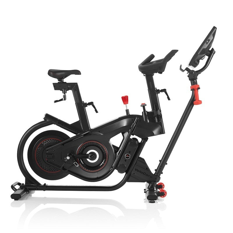 INDOOR BIKE VELOCORE BOWFLEX COD.BOW-VELOCORE TFT 16 + RICEVITORE E FASCIA CARDIO + BLUETOOTH compatibile con App Zwift e Peloton , Netflix, Amazon Prime Video, Disney + e Hulu - TIMESPORT24