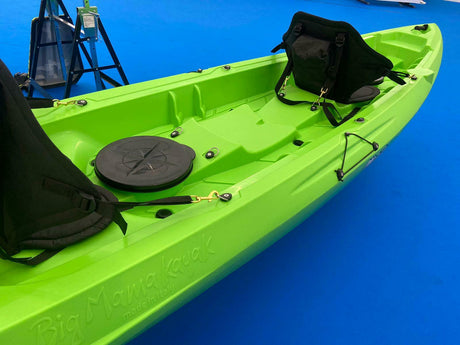 MOJITO BIG MAMA KAYAK, CANOA 2 + 1 Posti, 380 Cm + 2 Gavoni + 2 ruote integrate + 2 Seggiolini (PACK 2) - TIMESPORT24