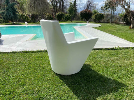 Poltrona arredo giardino da esterno polietilene modello Sara- Made in Italy - TIMESPORT24