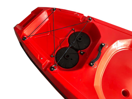 modulo centrale per kayak Split Big Mama kayak colore ( rosso) - TIMESPORT24