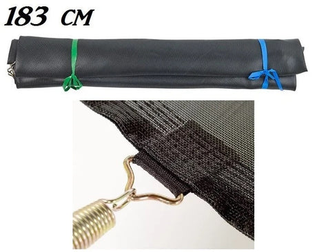 Telo di Rimbalzo per Trampolino OUTDOOR S Diametro 183 cm - 42 Ganci per Molle Garlando cd.TRO-56 - TIMESPORT24