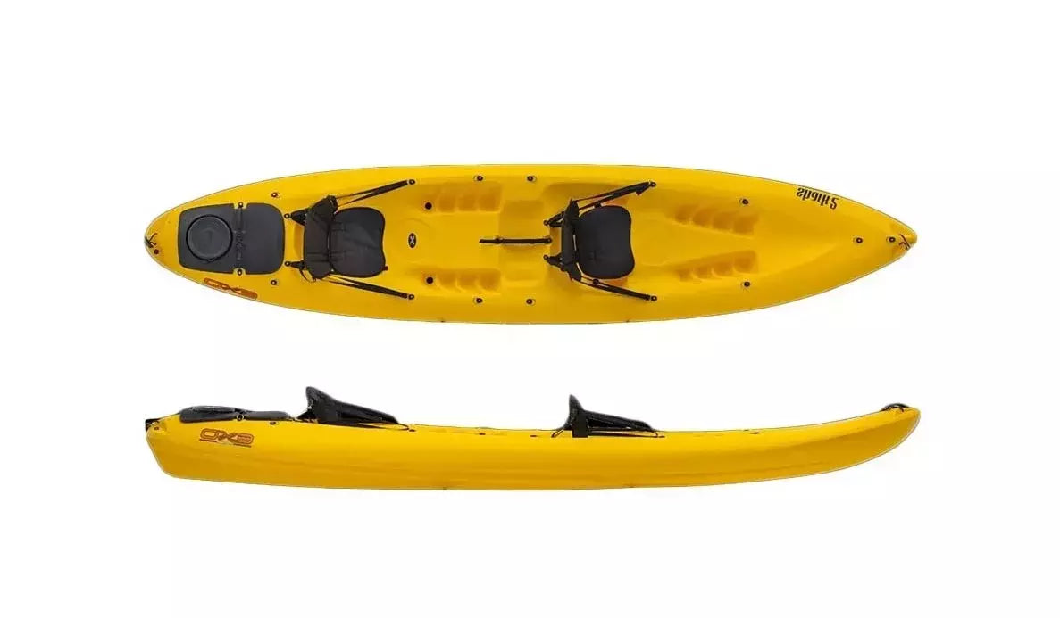 Exo Shark 2 Sport Kayak 2 + 1 Seats 410 Cm Code aa0002502 + 2 Seats (backrest + Seat) 