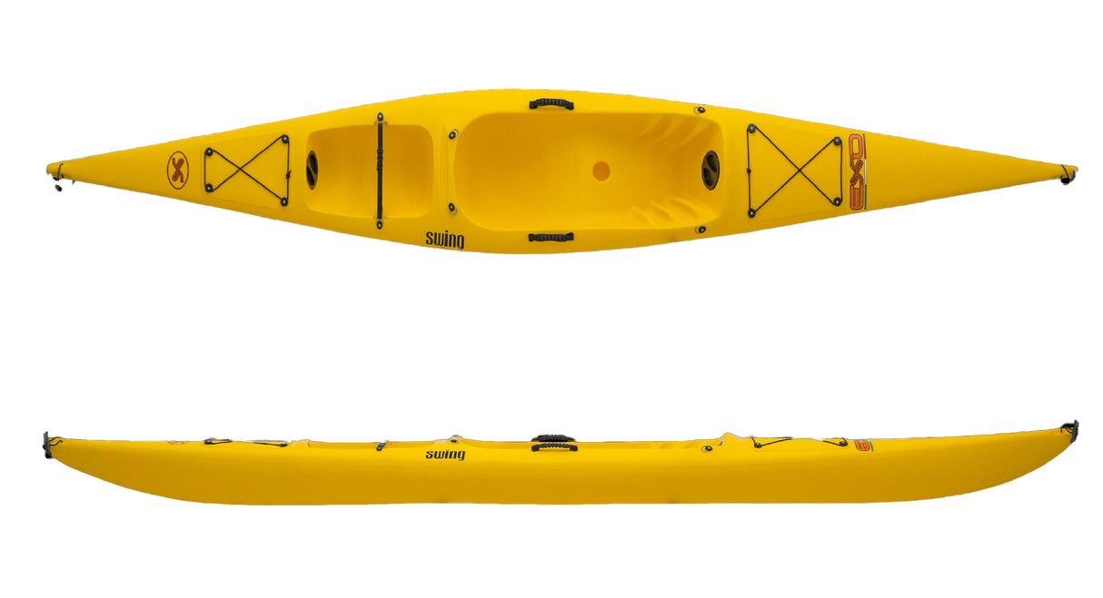 Canoa Exo Swing Kayak Sit On Top Da 450 Cm + Pagaia + Seggiolino