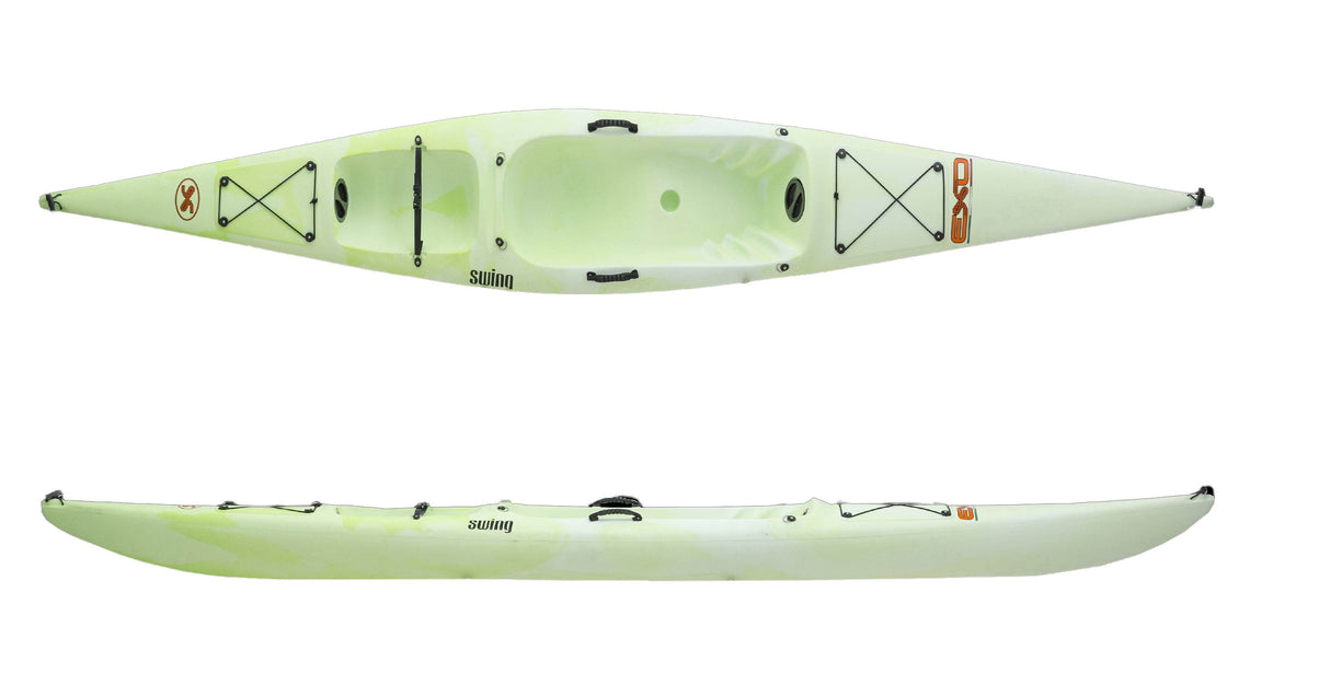 Canoe Exo Swing Kayak Sit On Top 450 cm + Paddle + Seat 