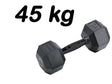 Manubrio Esagonale Gommato 45 kg. cod.AMEG-45 Linea Toorx Absolute - TIMESPORT24