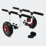 Canoe Kayak Trolley Trolley Horizontal Bars Capacity 90 Kg - 26 Cm Wheels Cod 62640 62639 - Big Mama Kayak Suitable for Triken 405 